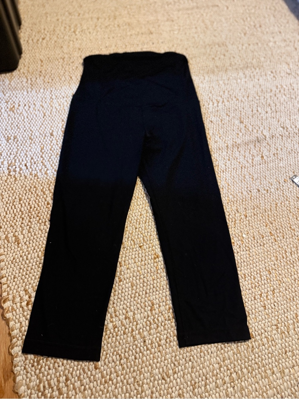 Maternity Black cropped Leggings
